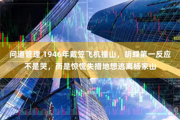 问道管理 1946年戴笠飞机撞山，胡蝶第一反应不是哭，而是惊慌失措地想逃离杨家山