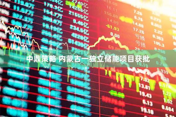 中鼎策略 内蒙古一独立储能项目获批