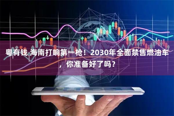 粤有钱 海南打响第一枪！2030年全面禁售燃油车，你准备好了吗？