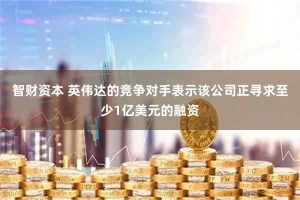 智财资本 英伟达的竞争对手表示该公司正寻求至少1亿美元的融资