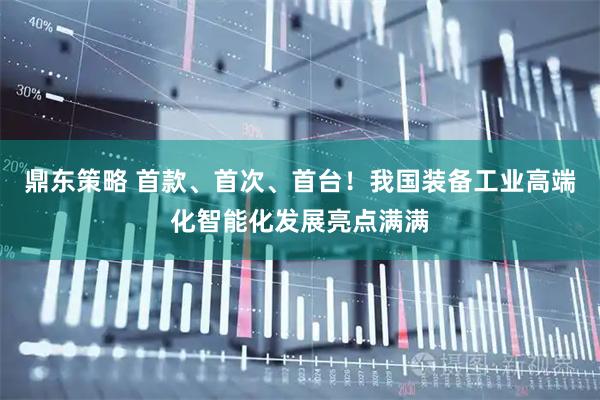 鼎东策略 首款、首次、首台！我国装备工业高端化智能化发展亮点满满